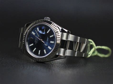 rolex datejust steel 116334 34.00ct|rolex datejust oyster blue dial.